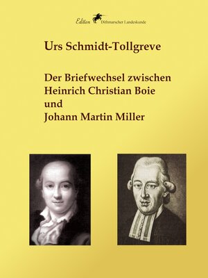 cover image of Der Briefwechsel zwischen Heinrich Christian Boie und Johann Martin Miller